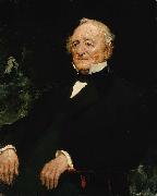 William Holman Hunt Charles Sumner portrait William Morris Hunt oil painting on canvas
